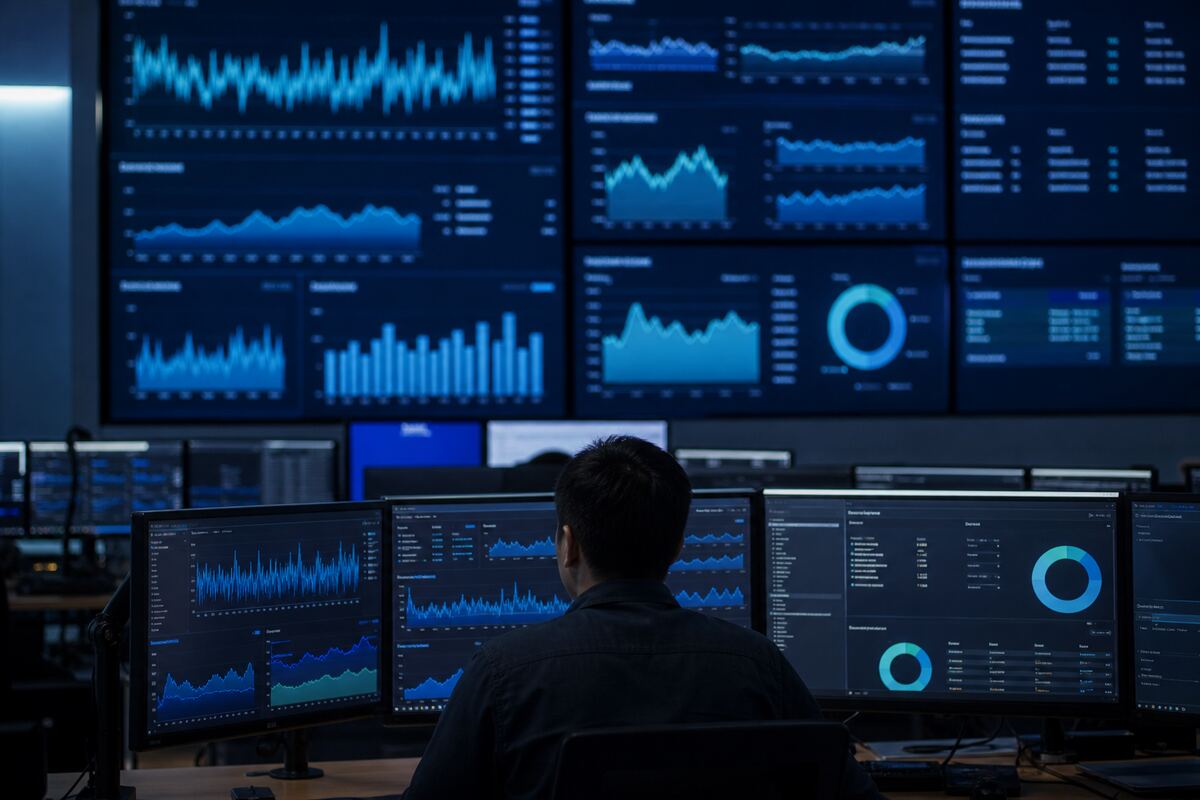 Observability dashboards across monitoring screens